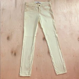 Abercrombie & Fitch- Size 25 Skinny Jeans -Yellow